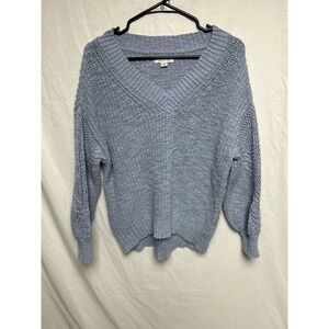 American Eagle Chunky Knit Sweater Womens S Oversized Thick Ribbed Preppy Fisher